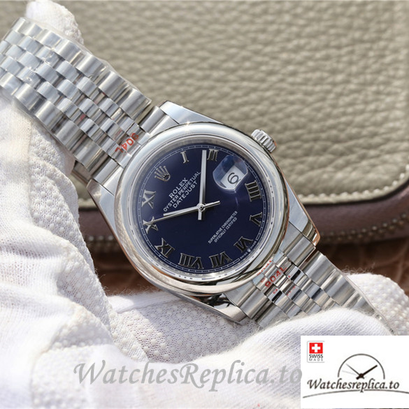 Swiss Rolex Datejust Replica 116200 Stainless steel strap 36MM - WatchesReplica.is