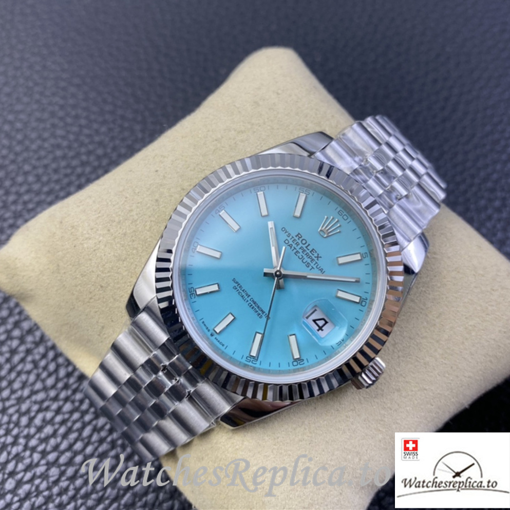 Swiss Rolex Datejust 126334 Replica Stainless steel strap 41MM - WatchesReplica.is