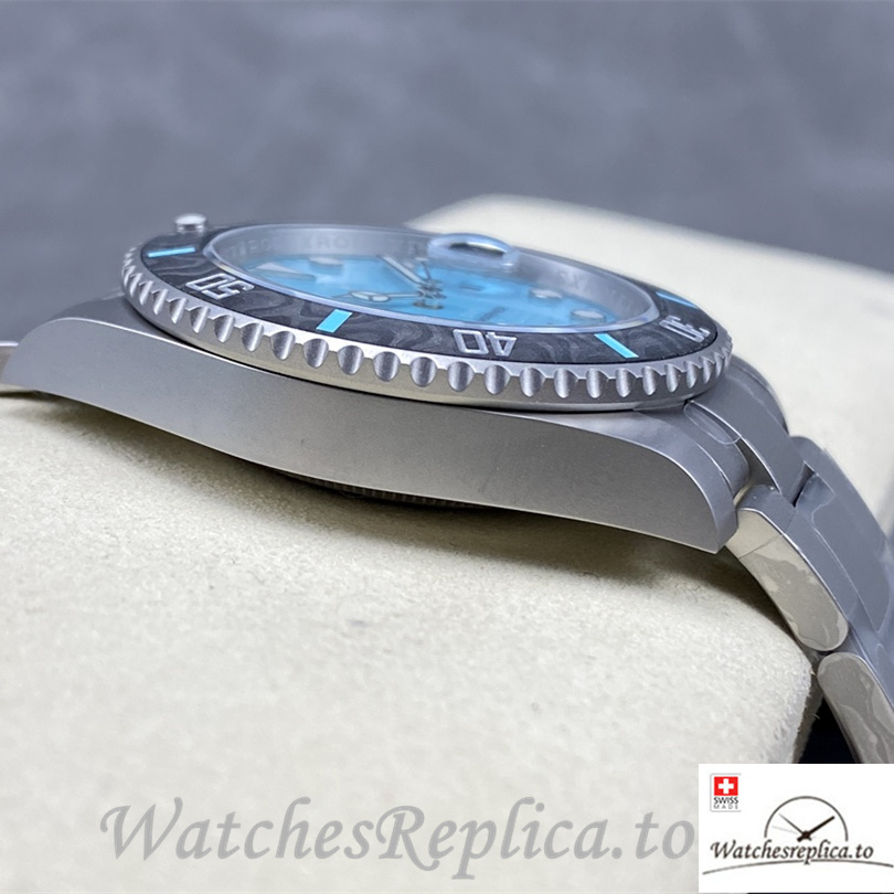 Swiss Rolex Submariner Replica Stainless steel strap 40MM Blue Dial - WatchesReplica.is