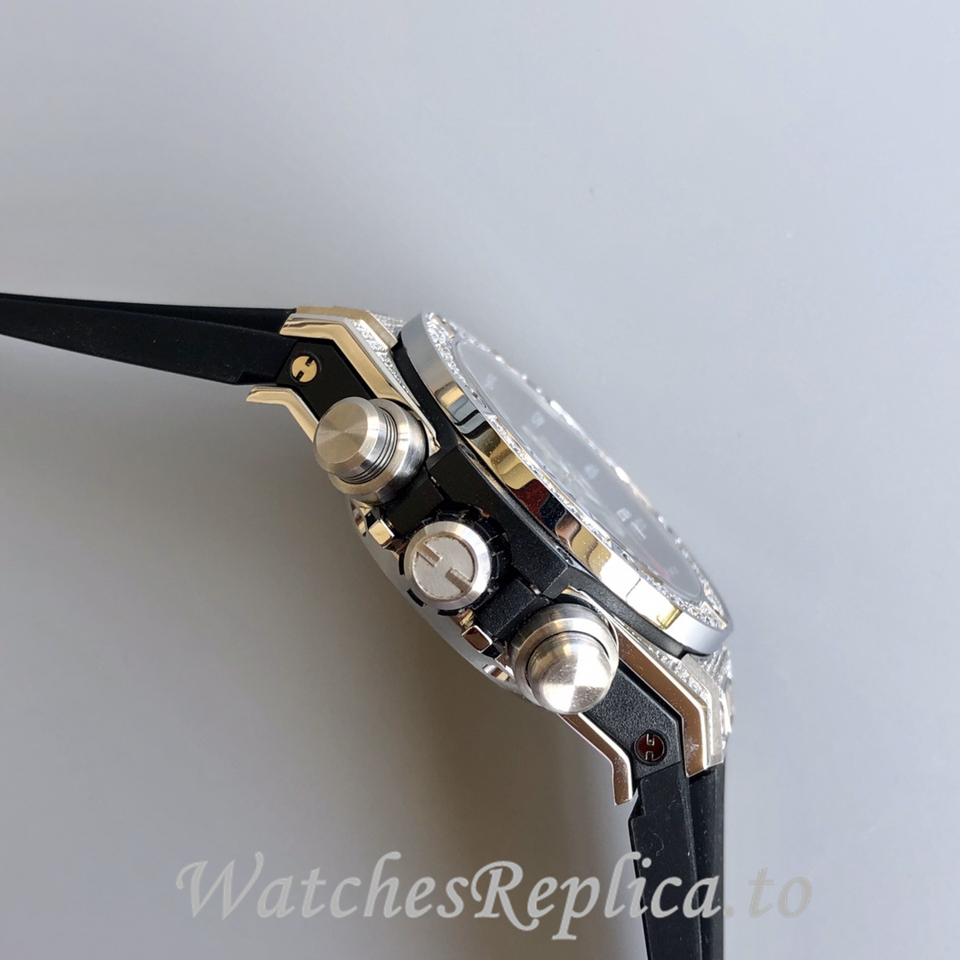 Hublot Replica Big Bang Gypsophila Chronograph v2 Rubber strap 45MM - WatchesReplica.is