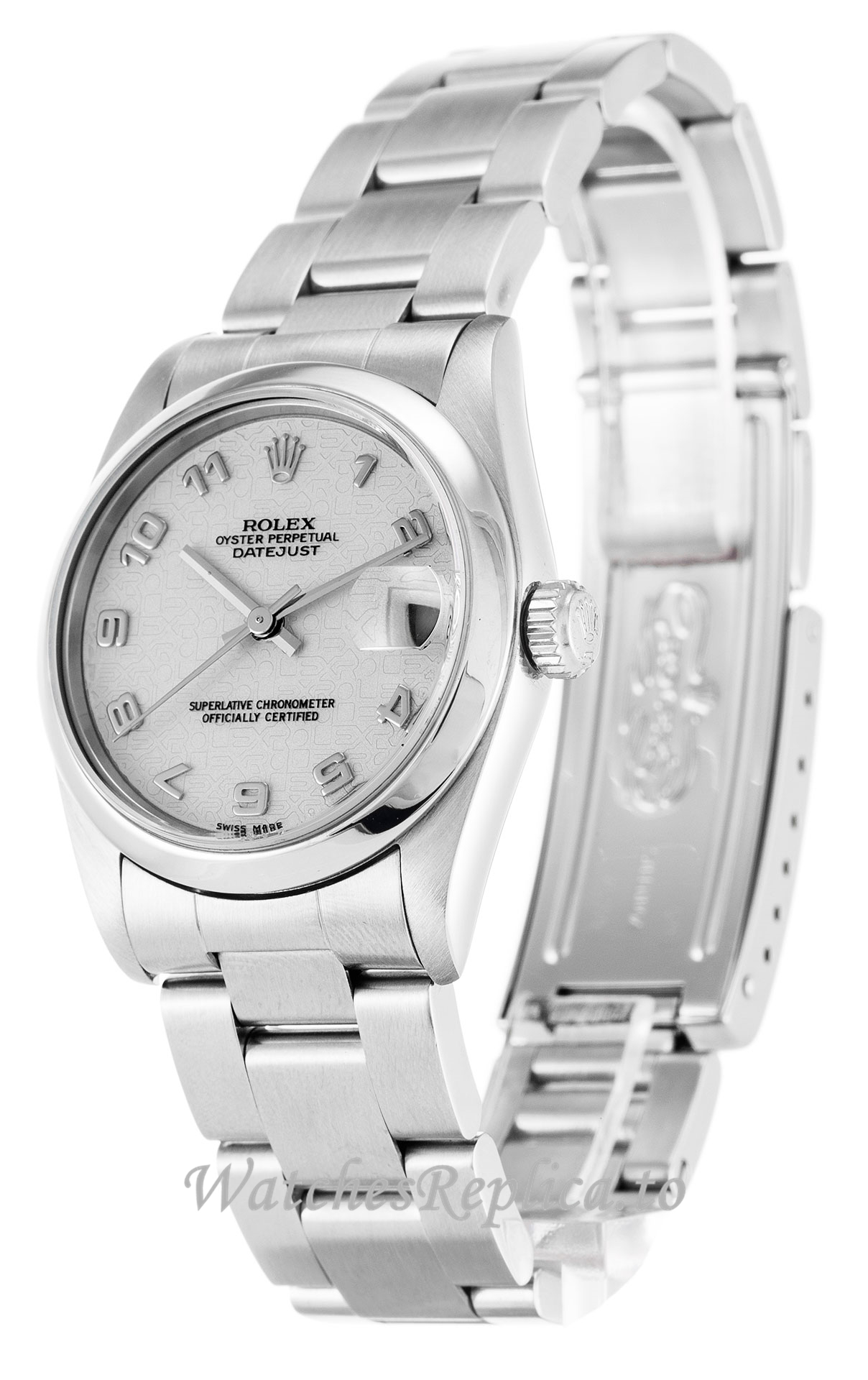 Rolex Mid Size Datejust Ivory Jubilee Dial 68240 30MM - WatchesReplica.is