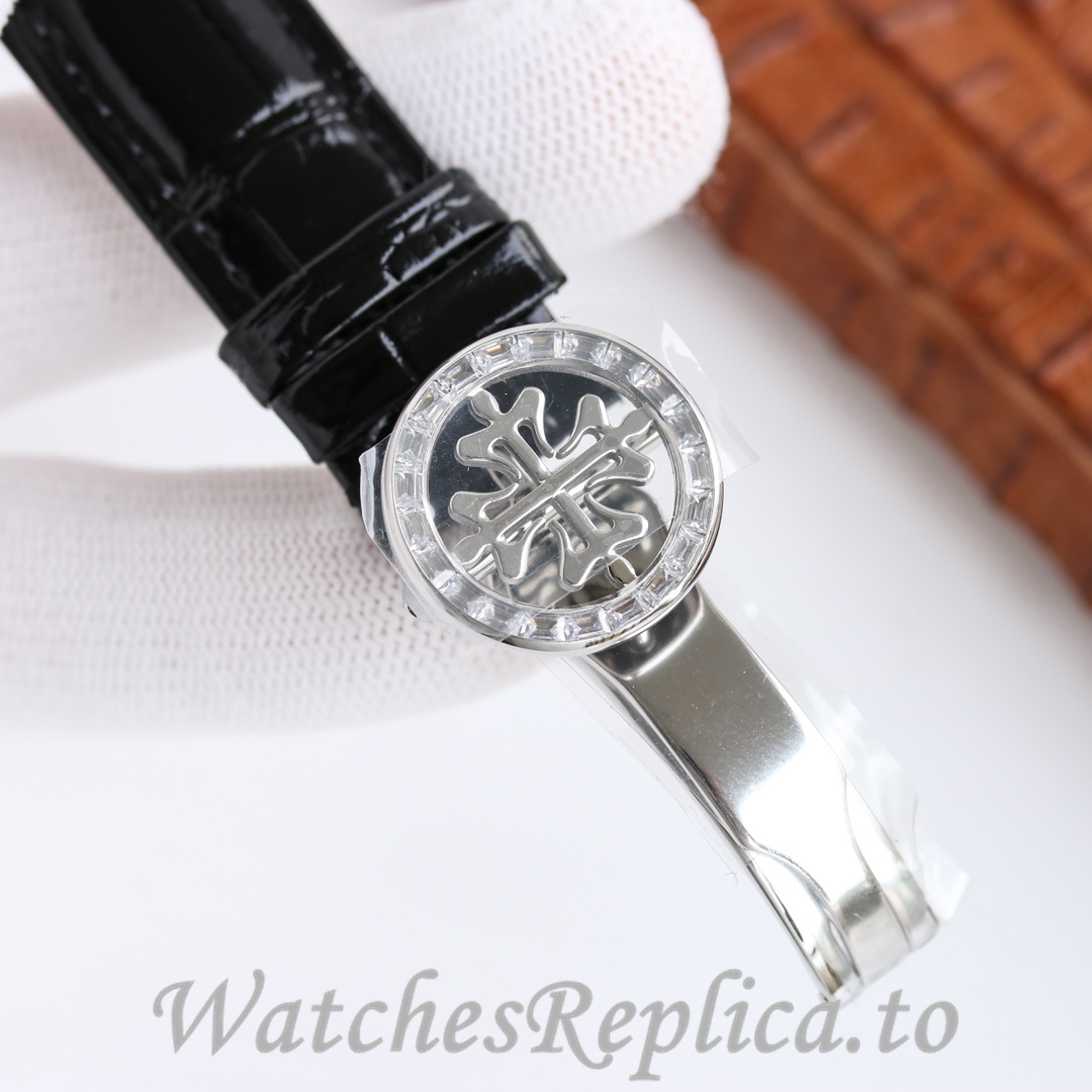 Patek Philippe Replica Complications 5073P Leather strap 42MM - WatchesReplica.is