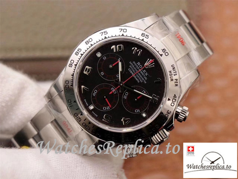 Swiss Rolex Daytona Cosmograph Replica 116509-78599 001 Gray Strap 40MM - WatchesReplica.is