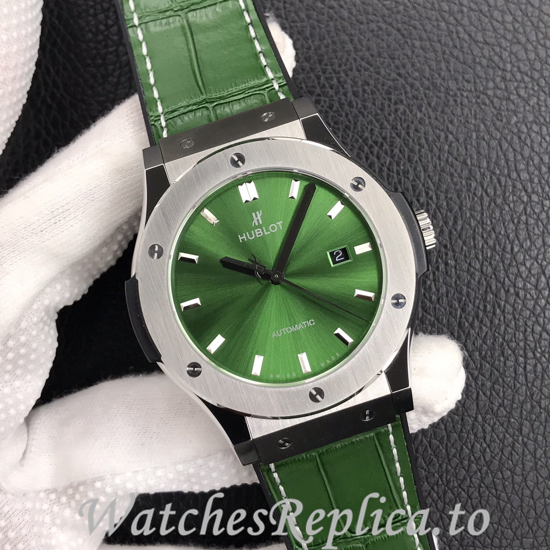 Hublot Replica Classic Fusion Series Leather strap 45MM - WatchesReplica.is