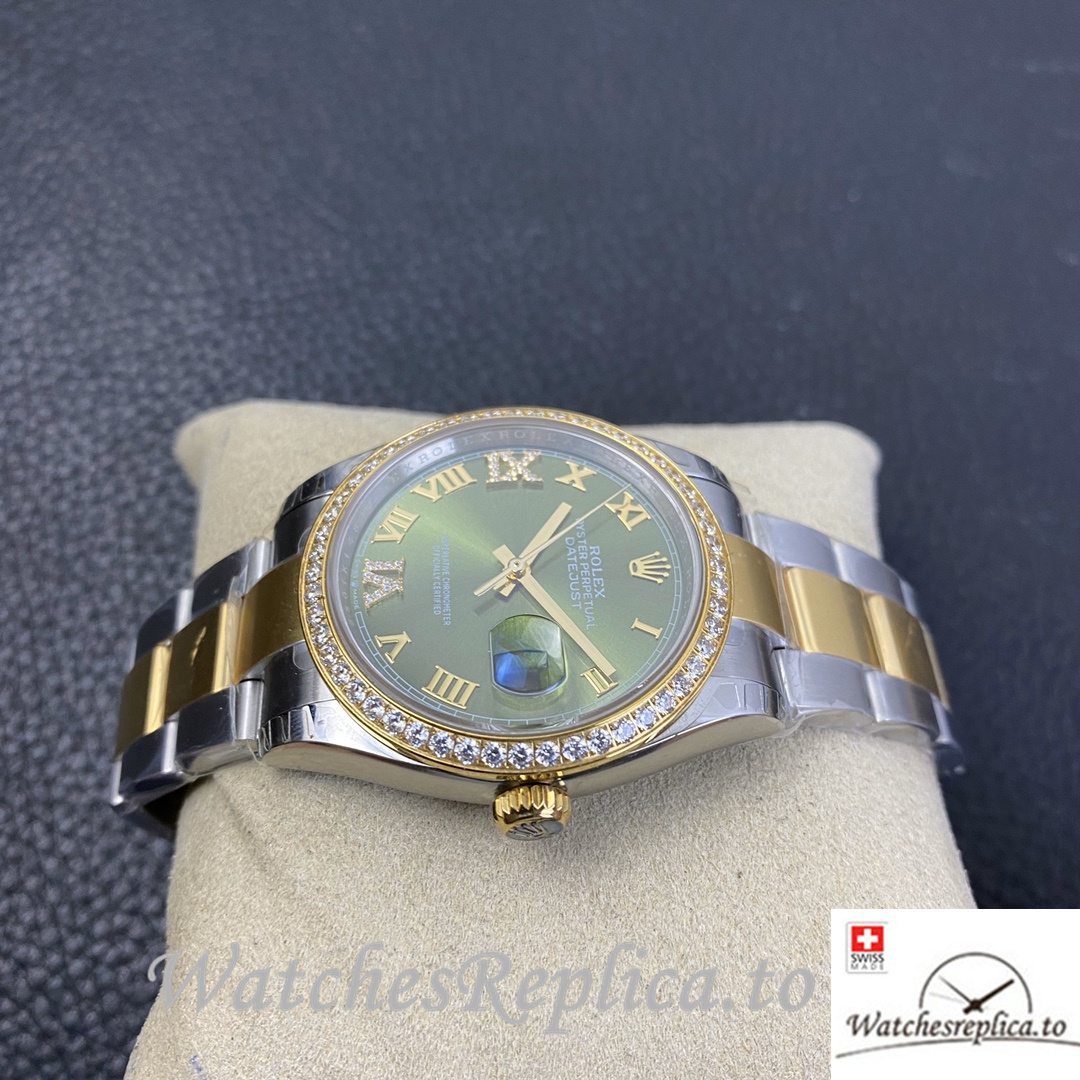 Swiss Rolex Datejust Replica 126233 Stainless steel strap 36MM - WatchesReplica.is