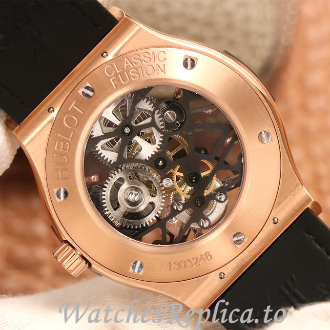 Hublot Replica Classic Fusion Series Leather strap 45MM - WatchesReplica.is