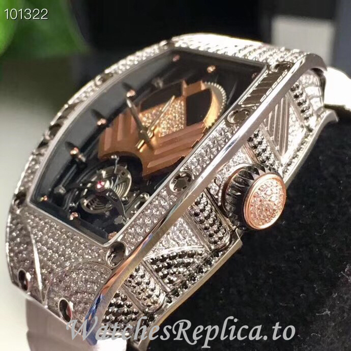 Richard Mille Replica RM71-01 Leather strap 52.20x34.40MM - WatchesReplica.is