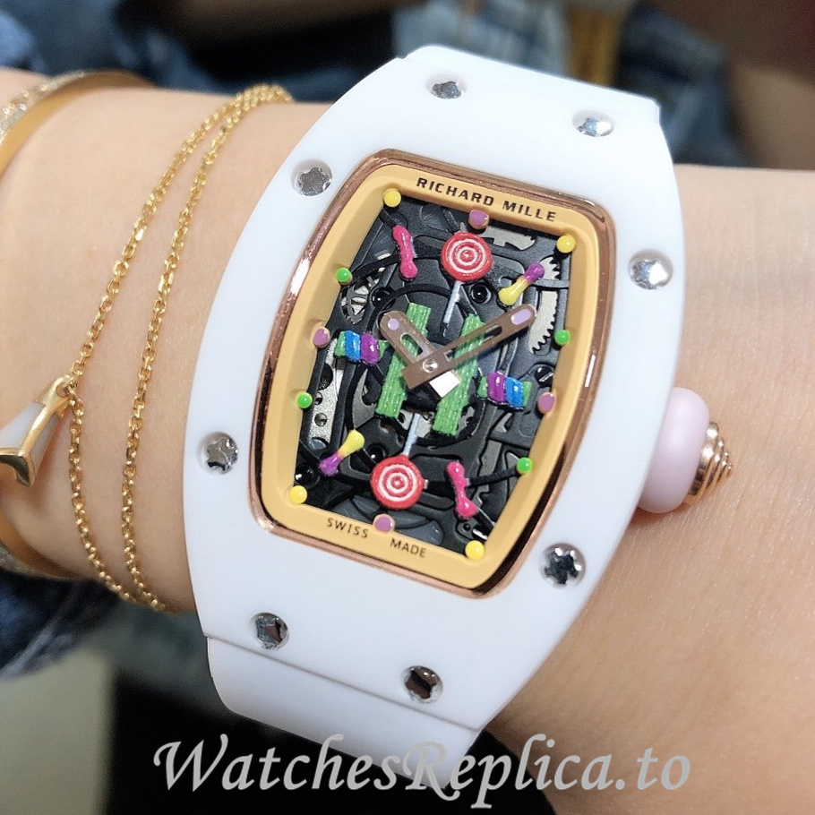 Richard Mille Replica RM37-01 Rubber strap 52.65x34.40MM - WatchesReplica.is