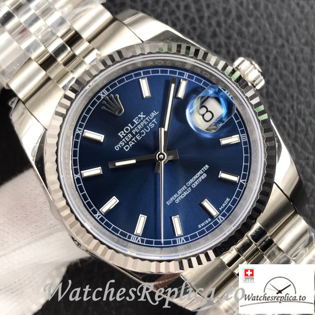 Swiss Rolex Datejust 126334 Replica Stainless steel strap 41MM - WatchesReplica.is