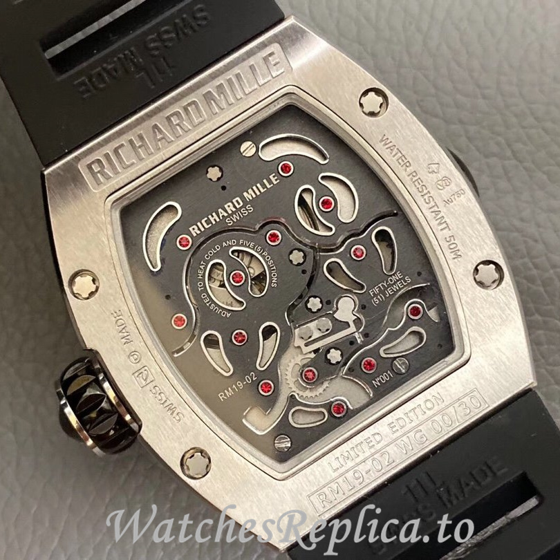 Richard Mille Replica RM19-02 Rubber strap 50MM - WatchesReplica.is