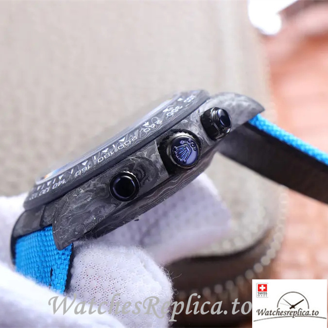 Swiss Rolex Daytona Replica Canvas strap 40MM - WatchesReplica.is