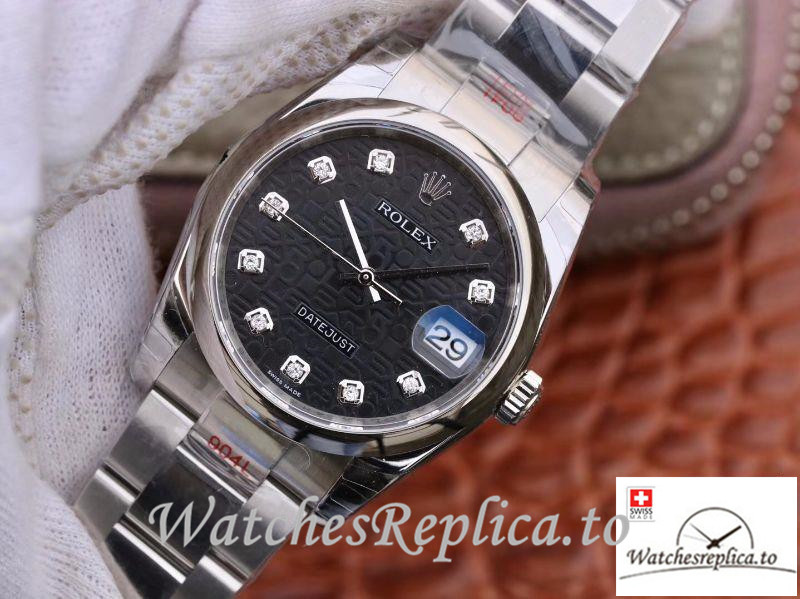 Swiss Rolex Datejust Replica 116200 Stainless steel strap 36MM - WatchesReplica.is