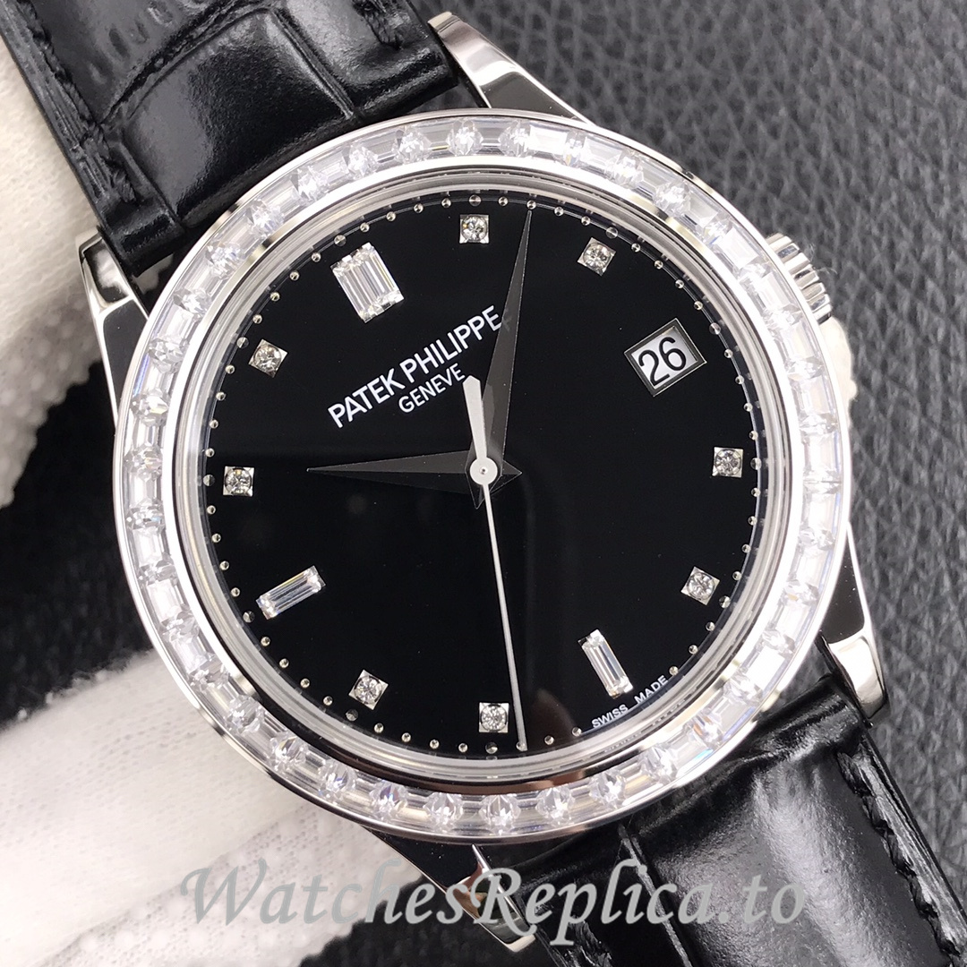 Patek Philippe Replica 5298P Leather strap 38MM - WatchesReplica.is