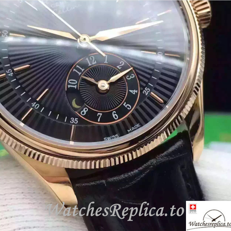 Swiss Rolex Cellini 50525 Leather strap 39MM - WatchesReplica.is