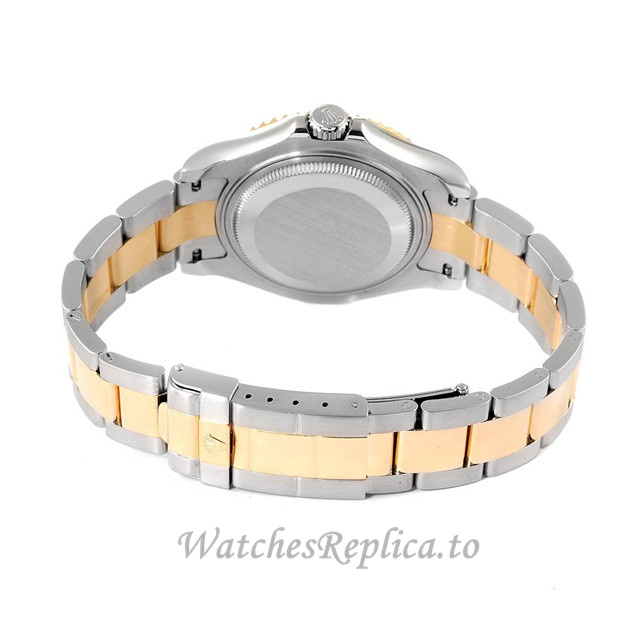 Replica Rolex Yacht-Master 168623 PL 35MM Stainless steel strap Mens Watch - WatchesReplica.is