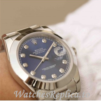 Swiss Rolex Datejust Replica 126300 Stainless steel strap 41MM - WatchesReplica.is
