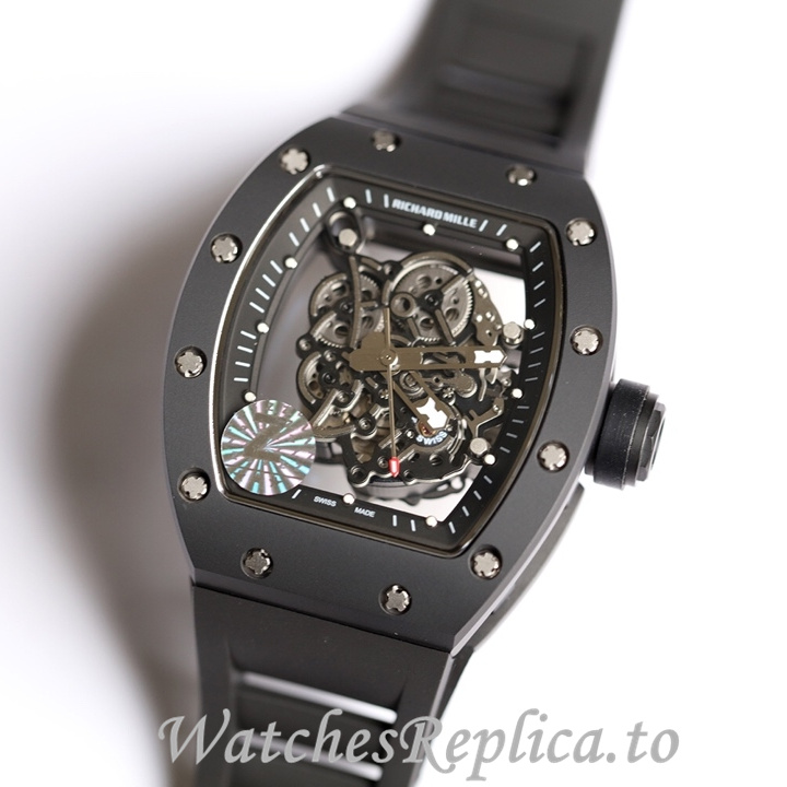 Richard Mille Replica RM055 Rubber strap 50MM - WatchesReplica.is