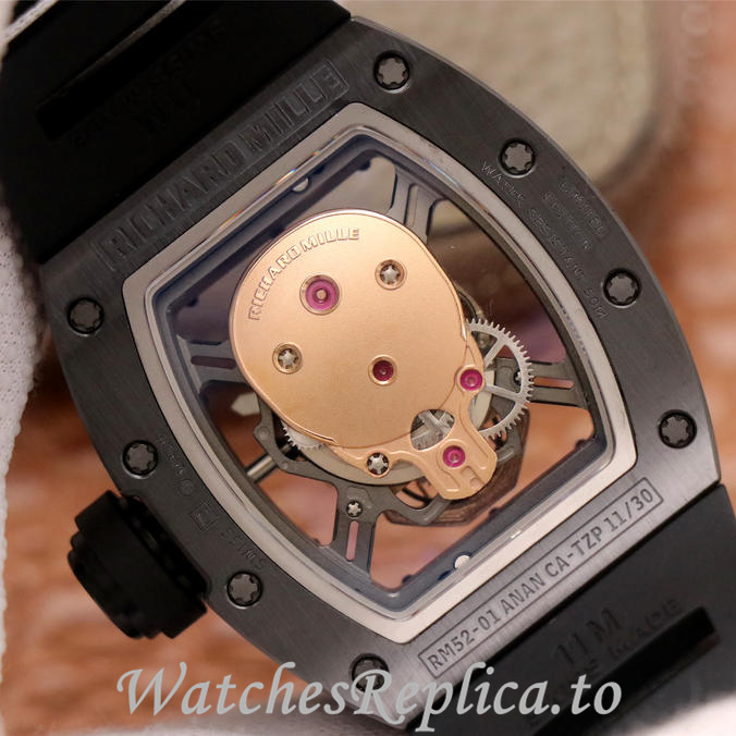 Richard Mille Replica RM052 Rubber strap 50MM - WatchesReplica.is