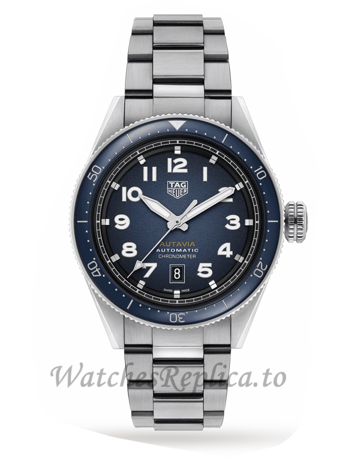 TAG Heuer Replica Autavia 42mm Mens Watch WBE5116.EB0173 - WatchesReplica.is