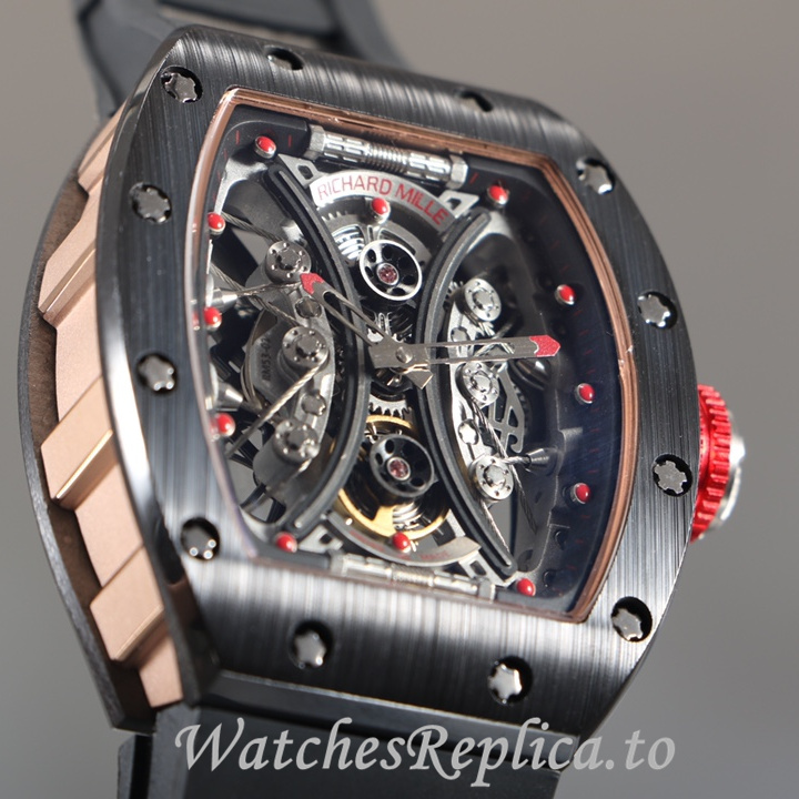 Richard Mille Replica RM53-01 Rubber strap 50MM - WatchesReplica.is