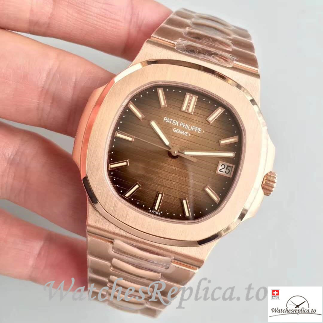 Swiss Patek Philippe Nautilus Replica 5711/1R-001 Stick Markers 40MM - WatchesReplica.is