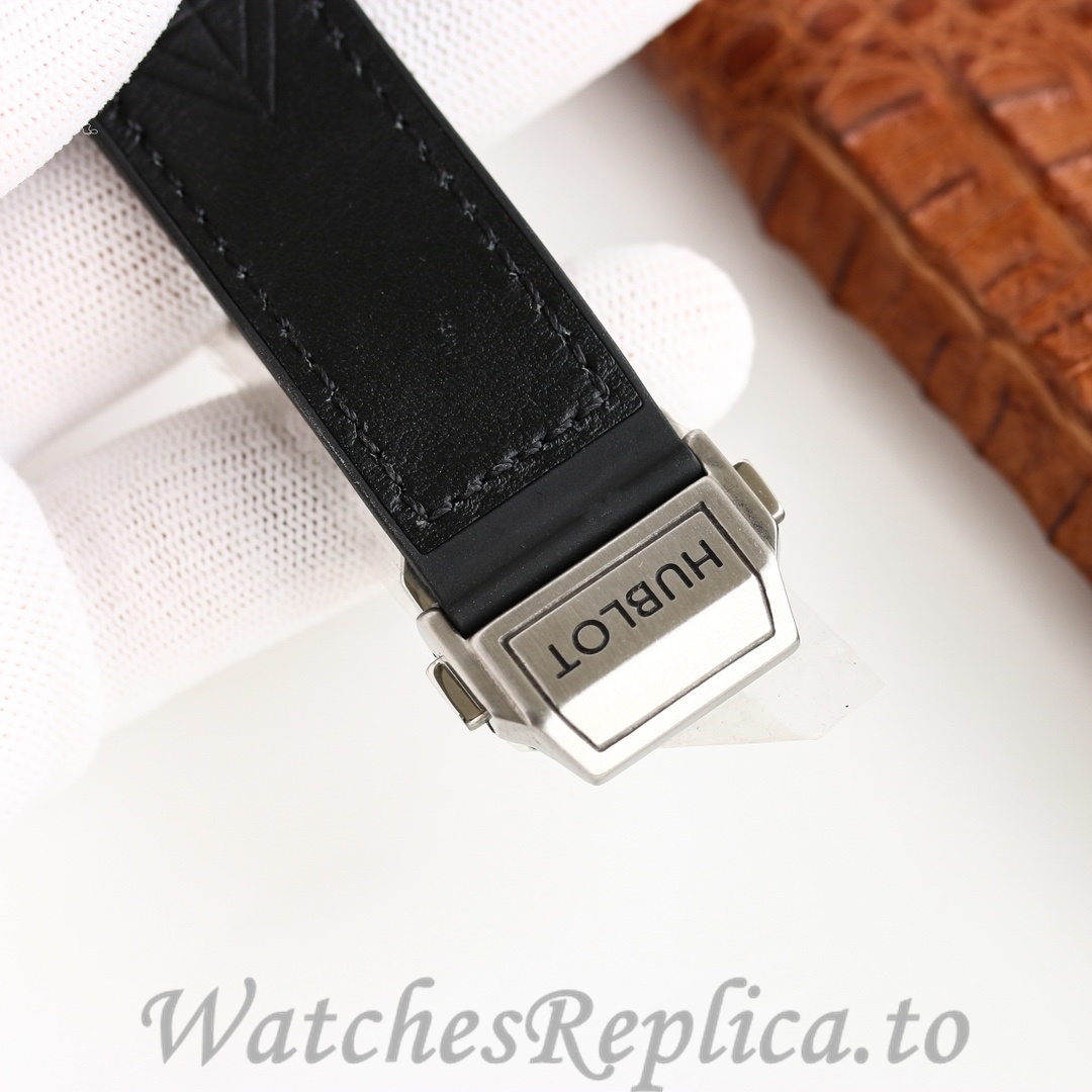 Hublot Replica Big Bang Elemental Material Chronograph v2 Rubber strap 45MM - WatchesReplica.is