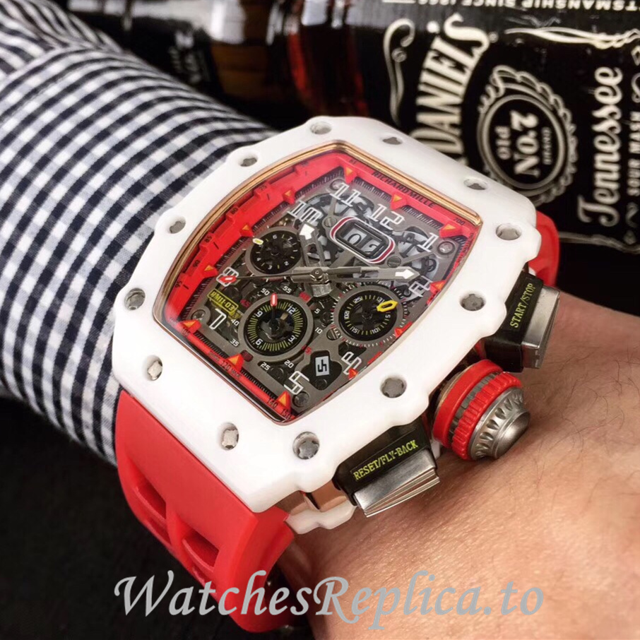 Richard Mille Replica RM11-03 Rubber strap 50MM - WatchesReplica.is