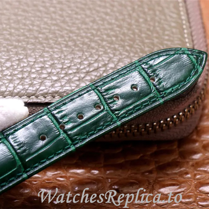 Patek Philippe Replica Complications Leather strap 42MM - WatchesReplica.is
