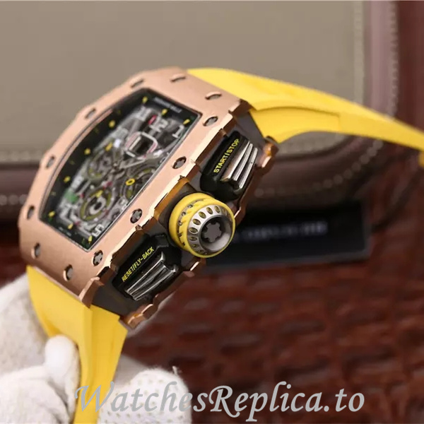 Richard Mille Replica RM11-03 Rubber strap 50MM - WatchesReplica.is