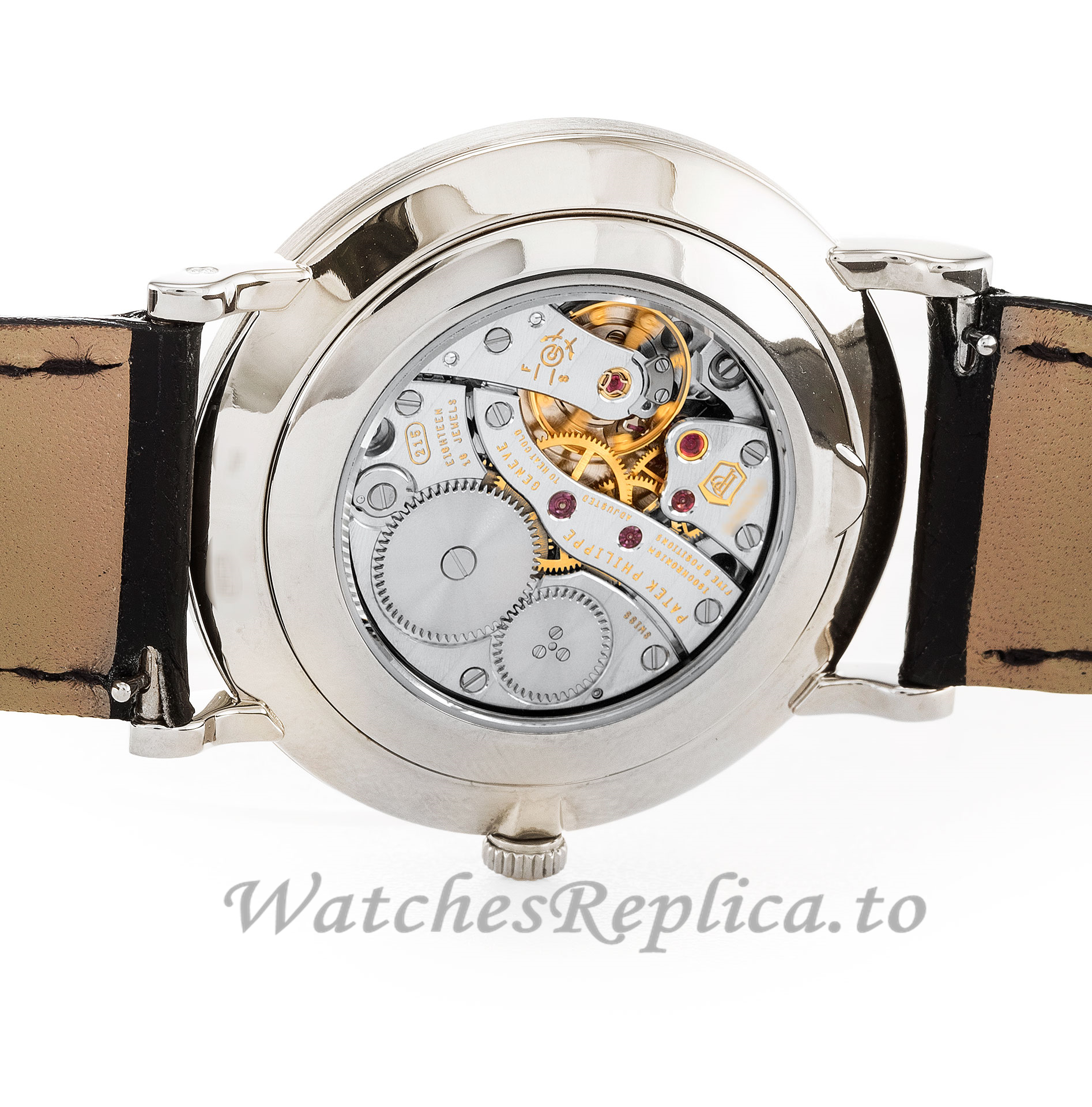Patek Philippe Calatrava White Dial 5119G 36 MM - WatchesReplica.is