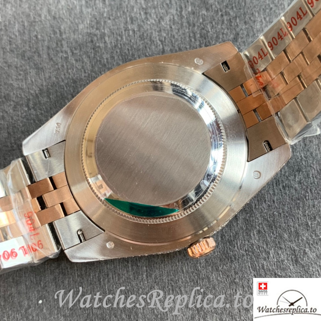Swiss Rolex Datejust Replica Stainless steel strap 41MM - WatchesReplica.is
