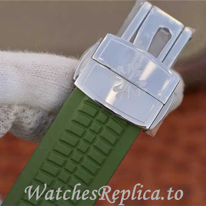 Patek Philippe Replica Aquanaut Rubber strap 42MM - WatchesReplica.is