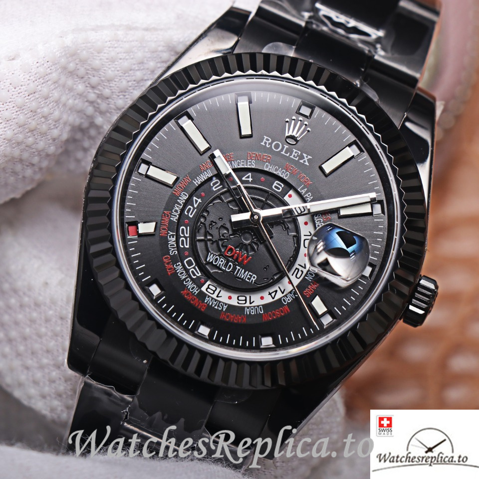 Swiss Rolex Sky Dweller Replica 326934 Stainless steel strap 40MM - WatchesReplica.is