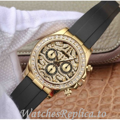 Swiss Rolex Daytona Replica 116588TBR-0003 Rubber strap 40MM - WatchesReplica.is