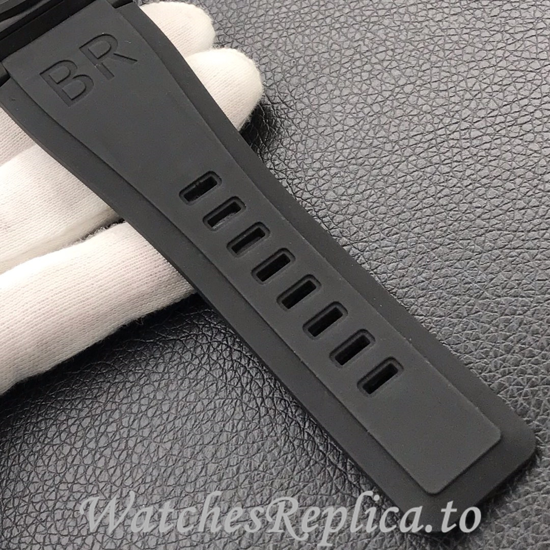 Bell Ross Replica BR 03 BR03-94 Rubber strap 42MM - WatchesReplica.is