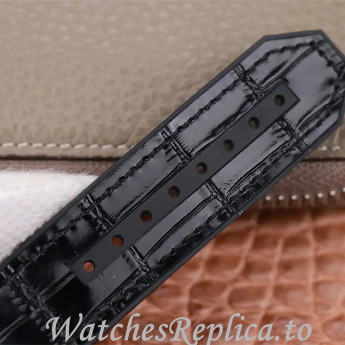 Hublot Replica MASTERPIECE Series Leather strap 45MM - WatchesReplica.is