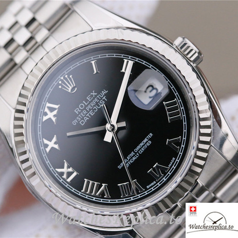 Swiss Rolex Datejust Replica 116234-0086 Stainless steel strap strap 36MM - WatchesReplica.is