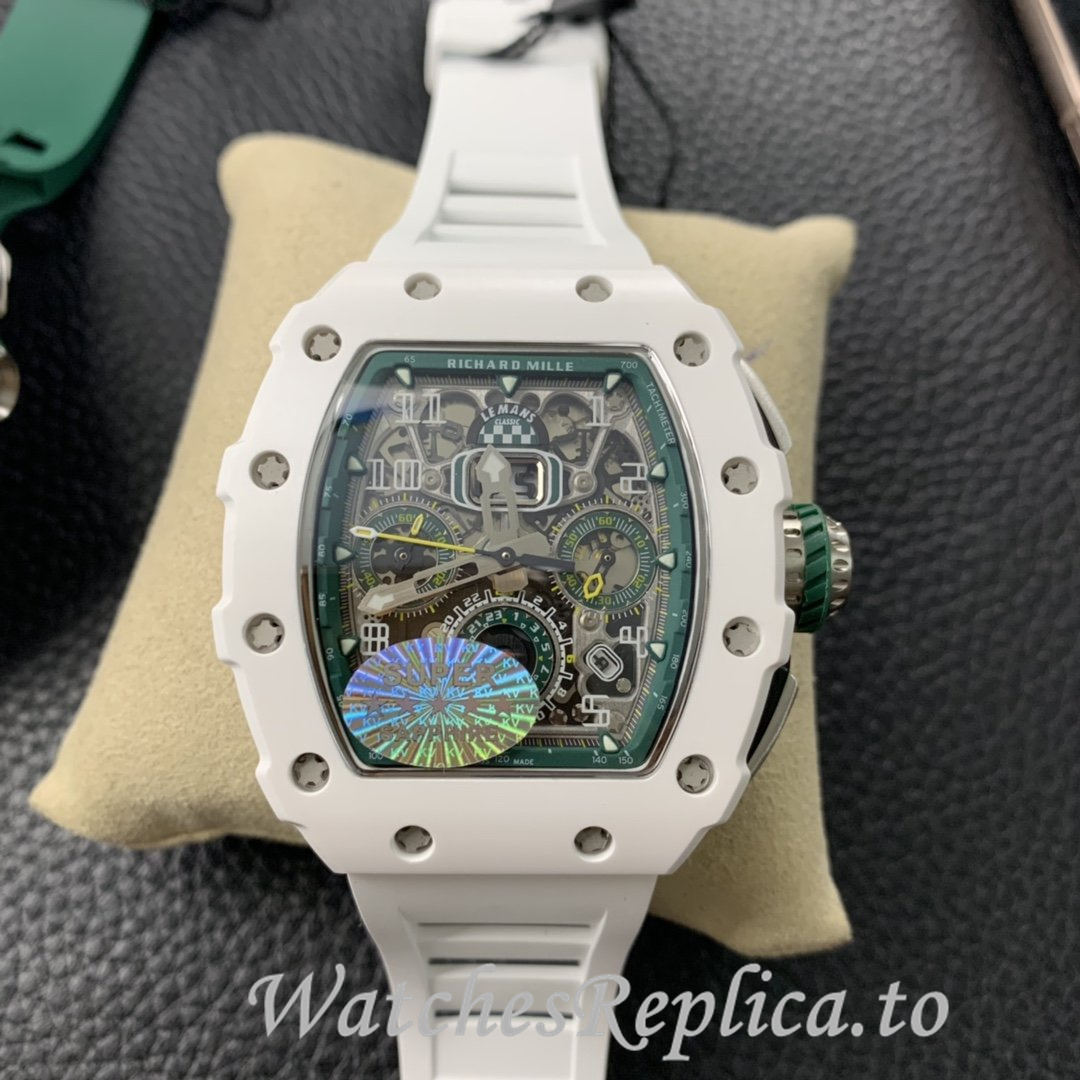 Richard Mille Replica RM011-03 Rubber strap 50MM - WatchesReplica.is