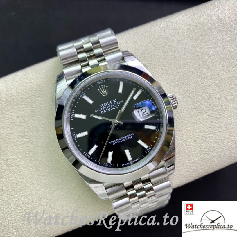 Swiss Rolex Datejust Replica 126331 Stainless steel strap 41MM - WatchesReplica.is