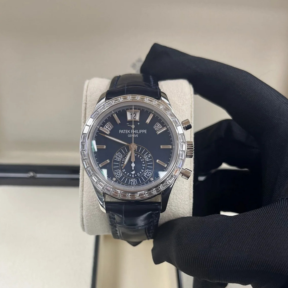 Patek Philippe Annual Calendar 40mm 5961P Blue Dial - WatchesReplica.is