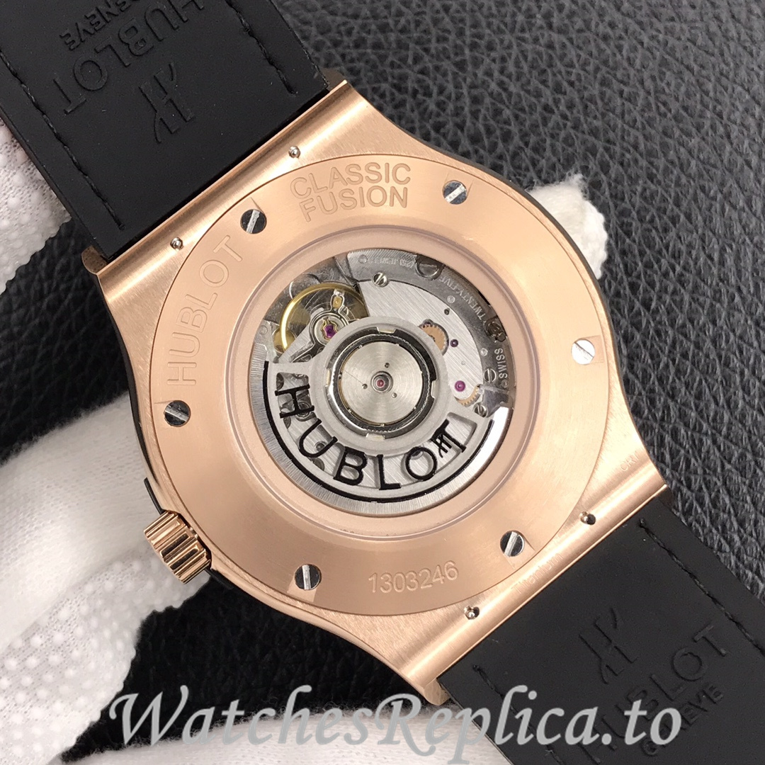 Hublot Replica Classic Fusion Series Leather strap 45MM - WatchesReplica.is