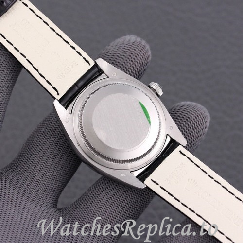 Swiss Rolex Day Date Replica 118139 Leather strap 36MM - WatchesReplica.is