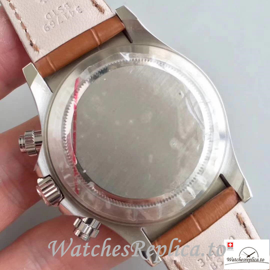 Swiss Rolex Daytona Cosmograph Replica 116520 001 Roman Markers 40MM - WatchesReplica.is