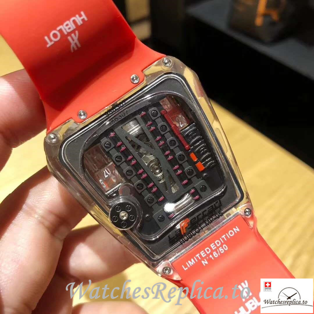 Swiss Hublot LaFerrari Replica MP-05 Red Strap 50MM X 45MM X 30MM - WatchesReplica.is