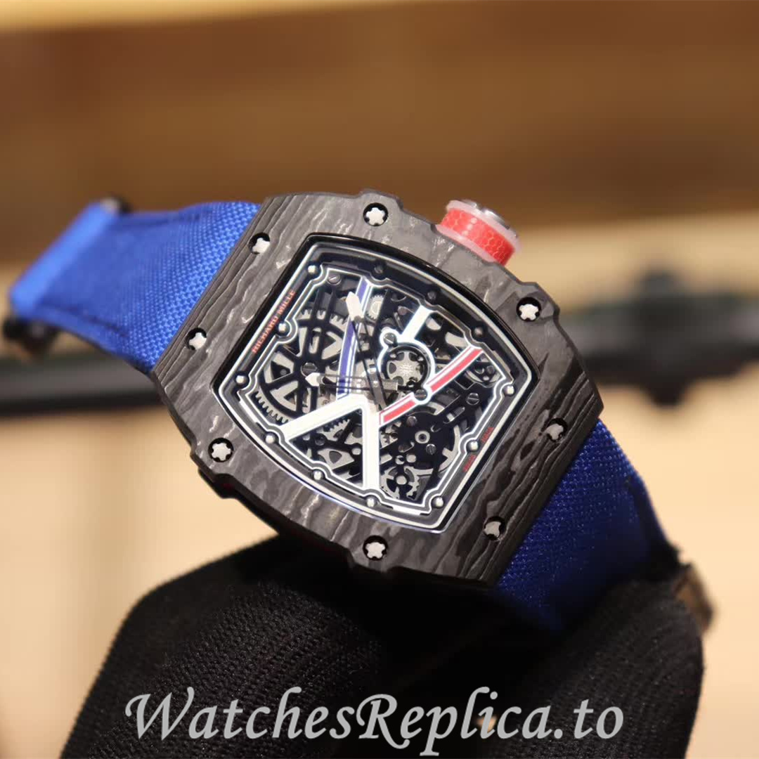 Richard Mille Replica RM67-02 Canvas strap 38.70x47.52MM - WatchesReplica.is