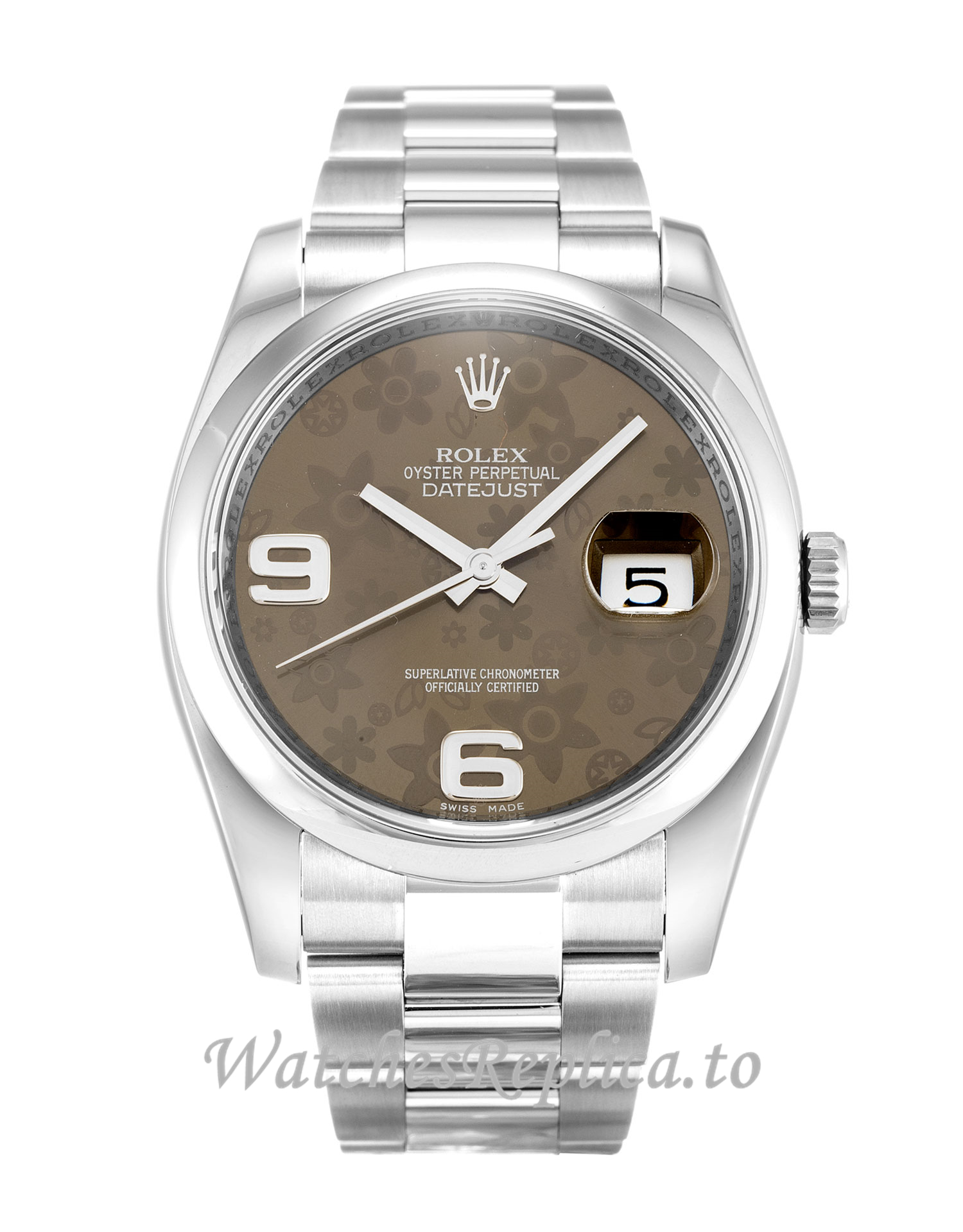 Rolex Datejust Floral Dial 116200 36MM - WatchesReplica.is