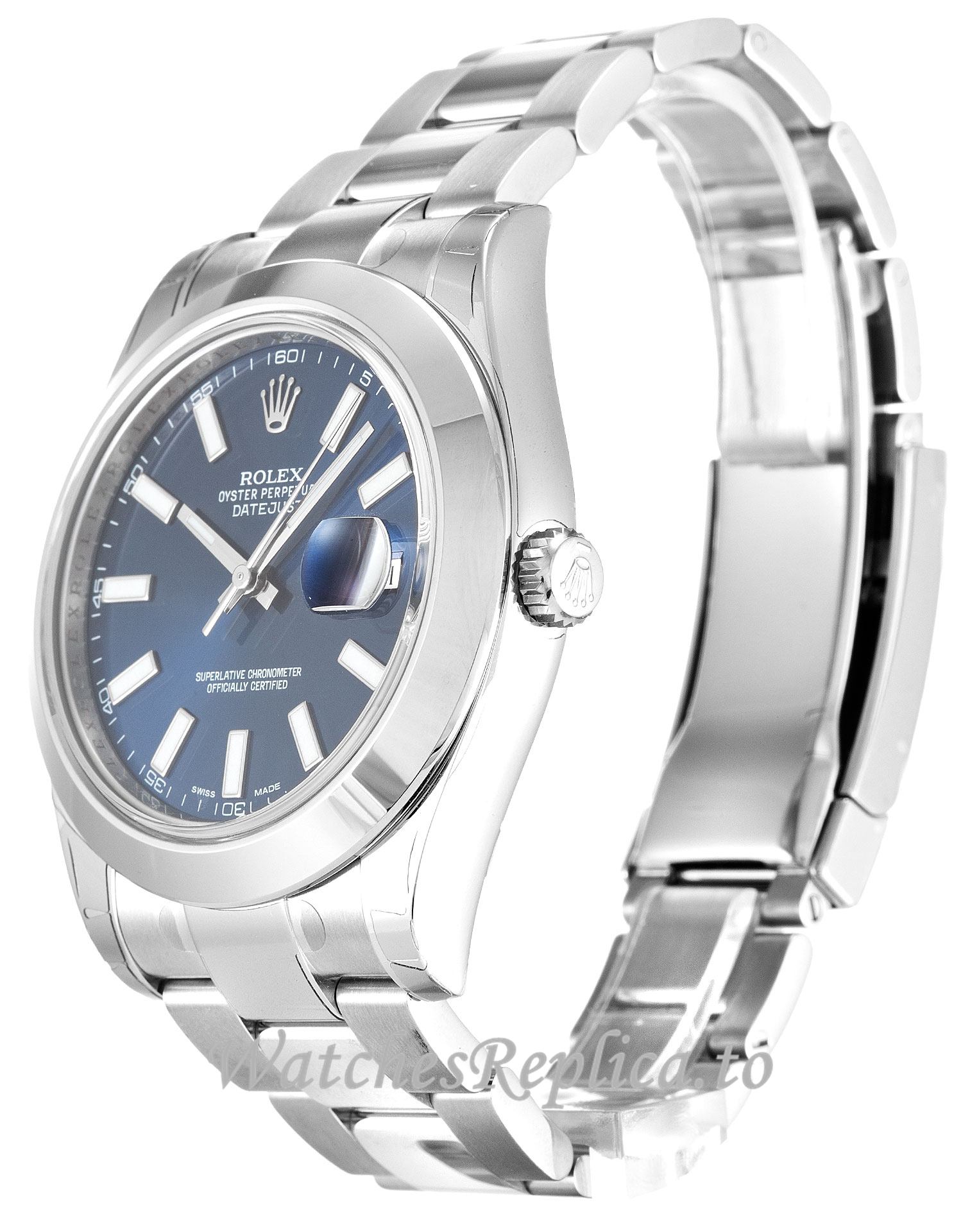 Rolex Datejust II Blue Dial 116300 - WatchesReplica.is