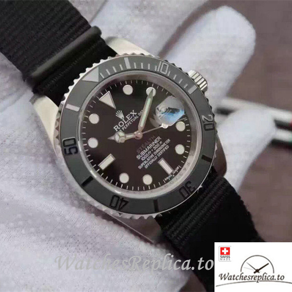Swiss Rolex Yacht-Master Replica 268655 Nylon strap 40MM - WatchesReplica.is