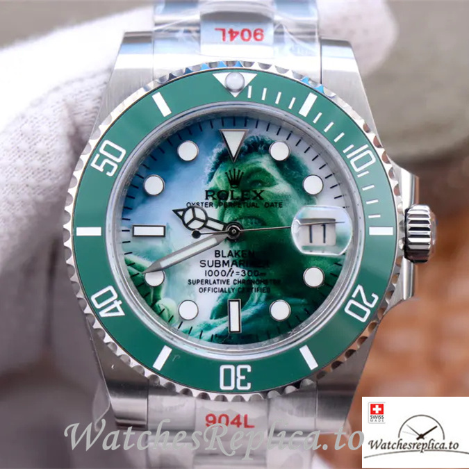 Swiss Rolex Submariner Replica Stainless steel strap 40MM - WatchesReplica.is