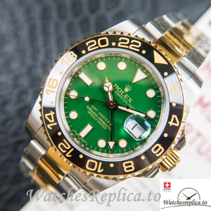 Swiss Rolex GMT-Master Replica 116718 Stainless steel strap 40MM - WatchesReplica.is